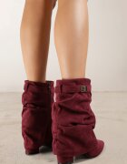  Botine Latunea Bordo