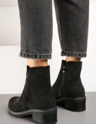  Botine Negre Căptușite Casual Reaniwen