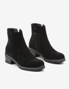  Botine Negre Căptușite Casual Reaniwen