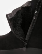  Botine Negre Chelsea cu platformă cu carâmb elastic Mavita