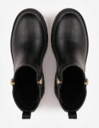  Botine Plate Negre cu Fermoar Tinaferr