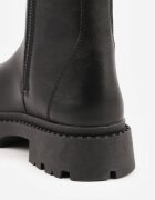  Botine Plate Negre cu Fermoar Tinaferr