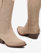  Botine Retalia Bej