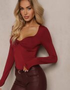 by swan Bluză Bordo Astesilea