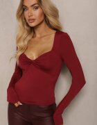 by swan Bluză Bordo Astesilea