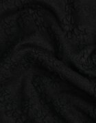 by swan Bluză elegantă din dantelă cu motiv floral Hellanis Neagră