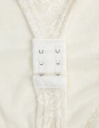 by swan Body din dantelă cu decolteu adânc Hildrana Alb