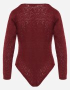 by swan Body elegant din dantelă cu decolteu în V Vattia Bordo