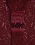 by swan Body elegant din dantelă cu decolteu în V Vattia Bordo
