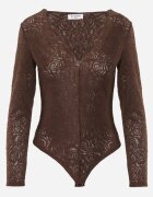 by swan Body elegant din dantelă cu decolteu în V Vattia Maro