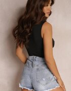 by swan Body negru cu pliuri Athizusei