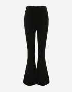 by swan Pantaloni flare modelatori din tricot din bumbac Tirena Negri