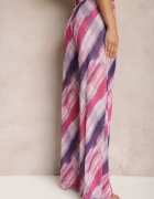 by swan Pantaloni Fucsia de Plasă Largi High Waist Mandiore