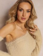 by swan Pulover Bej deschis pe un umăr Pholy