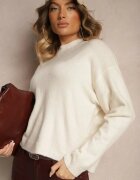 by swan Pulover Casual Bej deschis cu lână Sassilae