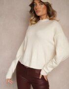 by swan Pulover Casual Bej deschis cu lână Sassilae