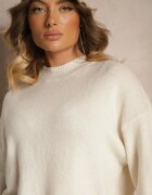 by swan Pulover Casual Bej deschis cu lână Sassilae