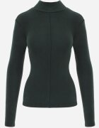 by swan Pulover cu guler înalt Verde închis cu cusătură decorativă Dayshawn