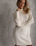 by swan Rochie Albă Din lână Oversize cu golf Revite