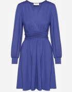 by swan Rochie Albastră din Viscoză cu Croială Cloș Selaitea