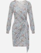 by swan Rochie Albastră Petrecută cu Legătură Marshay