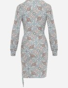 by swan Rochie Albastră Petrecută cu Legătură Marshay