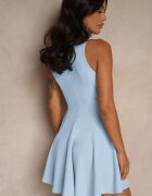 by swan Rochie albastru deschis din viscoză cu croială evazată Miliviela