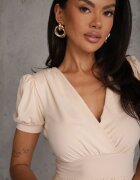 by swan Rochie bej Agamia