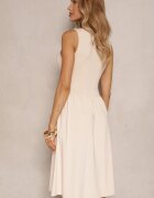 by swan Rochie Bej deschisă Evazată din Viscoză Edivaya