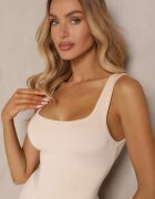 by swan Rochie Bej deschisă Evazată din Viscoză Edivaya