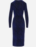 by swan Rochie Bleumarin Strălucitoare Petrecută Midi Zaola