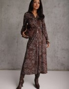 by swan Rochie-cămașă cu adaos de viscoză cu curea și motiv floral Titanis Maro