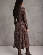 by swan Rochie-cămașă cu adaos de viscoză cu curea și motiv floral Titanis Maro