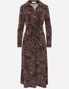 by swan Rochie-cămașă cu adaos de viscoză cu curea și motiv floral Titanis Maro