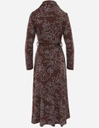 by swan Rochie-cămașă cu adaos de viscoză cu curea și motiv floral Titanis Maro