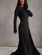 by swan Rochie Cloche Neagră din Bumbac Tusmala
