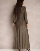 by swan Rochie de seară Aurie cu Decolteu Adânc Phaly