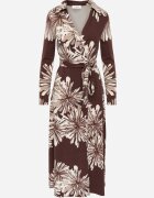 by swan Rochie din viscoză cu flori și decolteu petrecut Joviene Maro