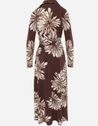 by swan Rochie din viscoză cu flori și decolteu petrecut Joviene Maro