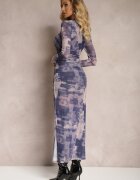 by swan Rochie Granat Mulată Maxi cu Decupaj Marperra