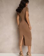by swan Rochie Maro Bodycon cu croială mulată cu decolteu în V Efrerina