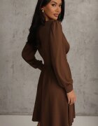 by swan Rochie Maro cu Viscoză cu Croi Evazat Selaitea
