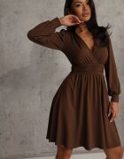 by swan Rochie Maro cu Viscoză cu Croi Evazat Selaitea