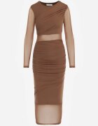 by swan Rochie Maro de Plasă Maxi cu croială mulată Kremse