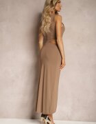 by swan Rochie Maro De Seară cu un umăr cu decupaj Decorată cu Cataramă Metalică Xanlea