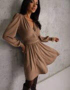 by swan Rochie Maro din Viscoză cu Croială Cloș Selaitea