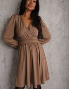 by swan Rochie Maro din Viscoză cu Croială Cloș Selaitea