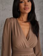 by swan Rochie Maro din Viscoză cu Croială Cloș Selaitea