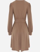 by swan Rochie Maro din Viscoză cu Croială Cloș Selaitea
