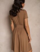 by swan Rochie Maro Încrețită din Viscoză cu croi petrecut cloș Adivlia